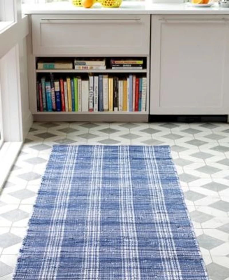 Dash Albert Rugs By Annie Selke Denim Plaid Da515 Rug Collection