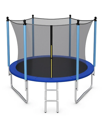 Outdoor Trampoline with Safety Closure Net