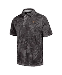 Tommy Bahama Men's Black Texas Longhorns Big Tall Sport Santiago Paradise Polo Shirt