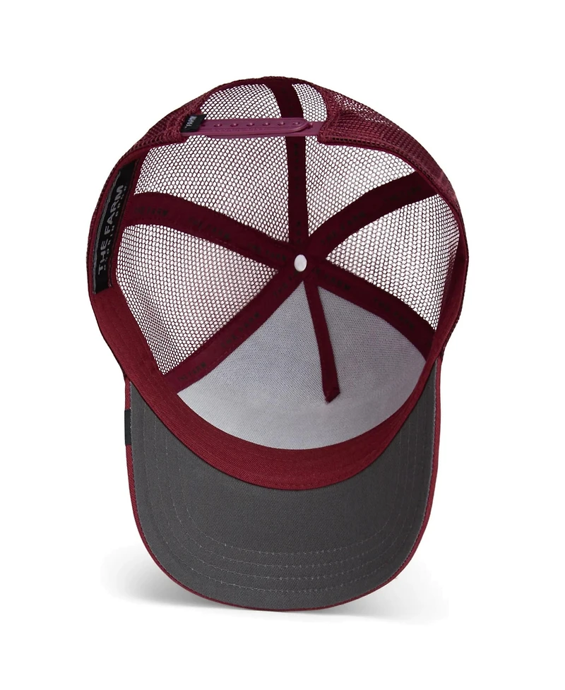 Goorin Bros Men's Burgundy Himothy Adjustable Trucker Hat