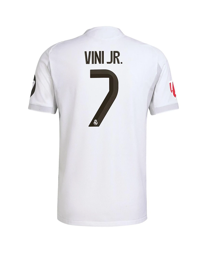Adidas Men's Vini Jr. White Real Madrid 2025/26 Home Authentic Jersey