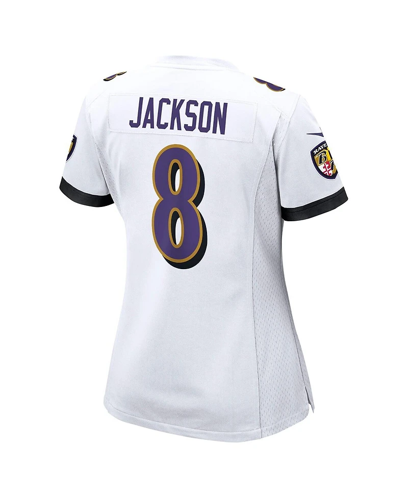 Nike Women's Lamar Jackson White Baltimore Ravens Player Game Jersey