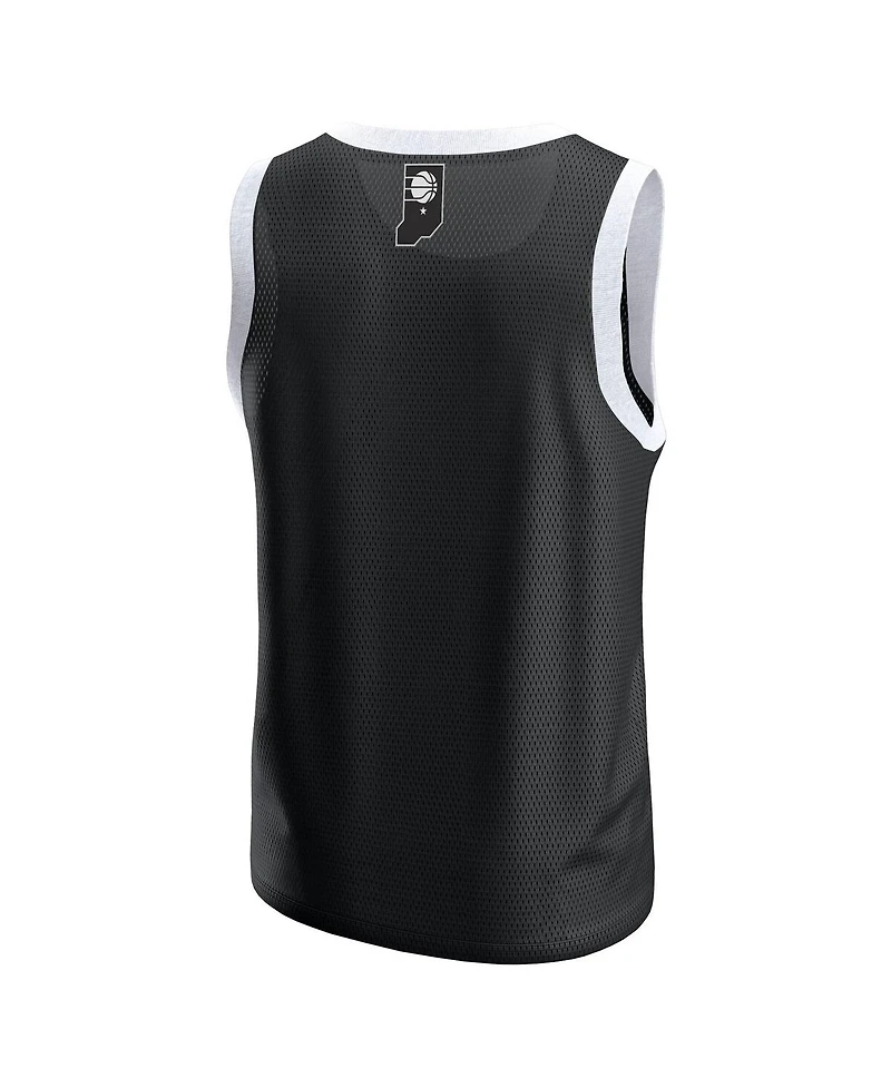 Fanatics Men's Black Indiana Pacers Mesh Tank Top