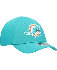 New Era Toddler Aqua Miami Dolphins Main 9FORTY Adjustable Hat