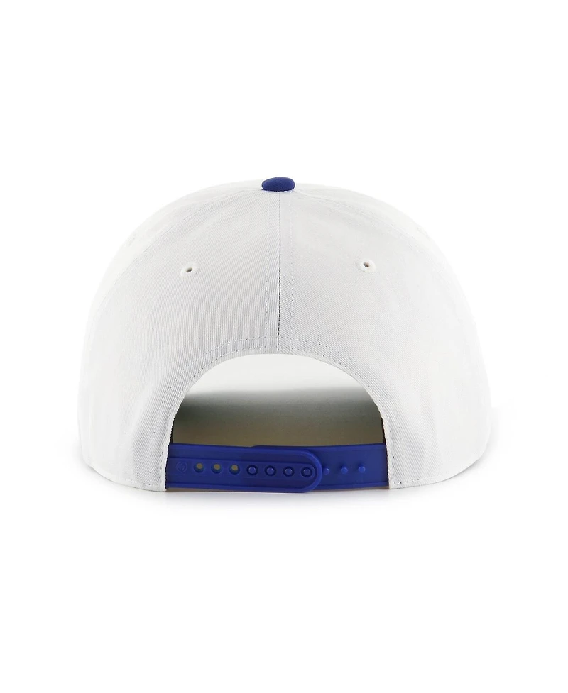 '47 Brand Men's White/Blue New York Knicks Drop Shadow Rope Hitch Adjustable Hat