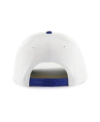 '47 Brand Men's White/Blue New York Knicks Drop Shadow Rope Hitch Adjustable Hat