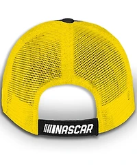 Checkered Flag Sports Men's and Women's Yellow Ryan Blaney Menards Trucker Adjustable Hat