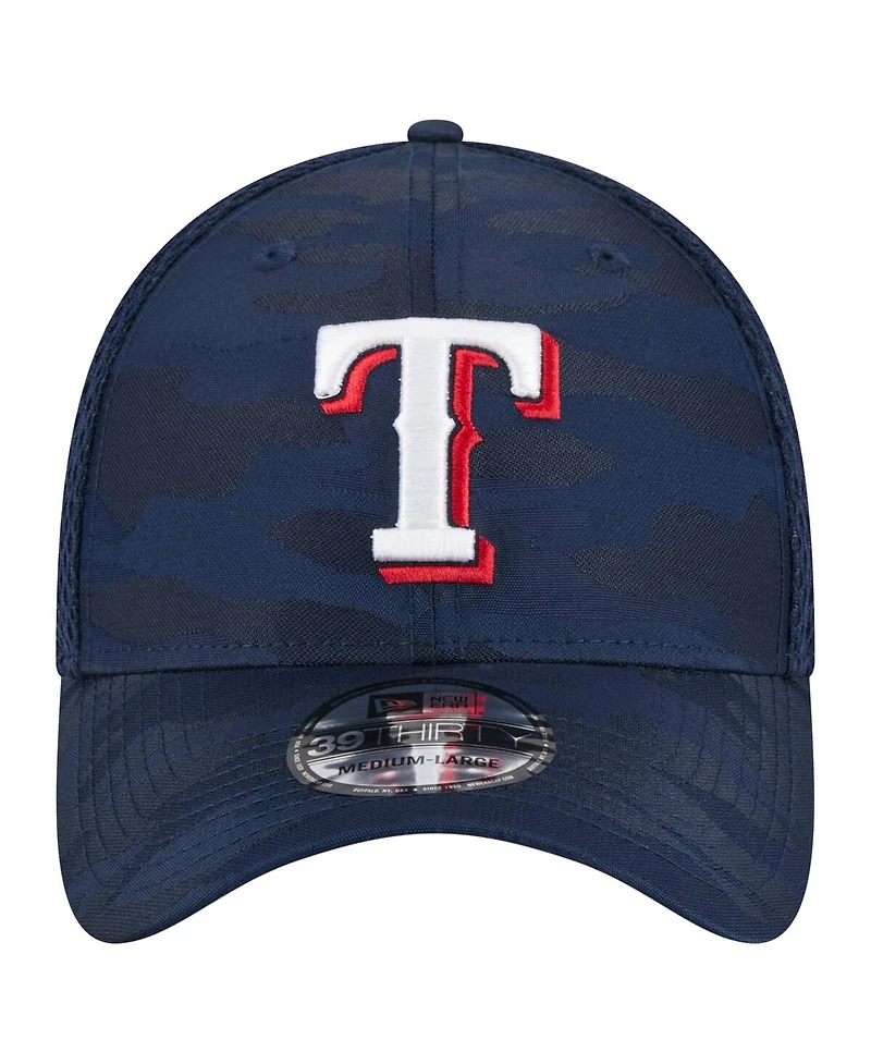 New Era Big Boys and Girls Royal Texas Rangers Camo 39THIRTY Flex Hat