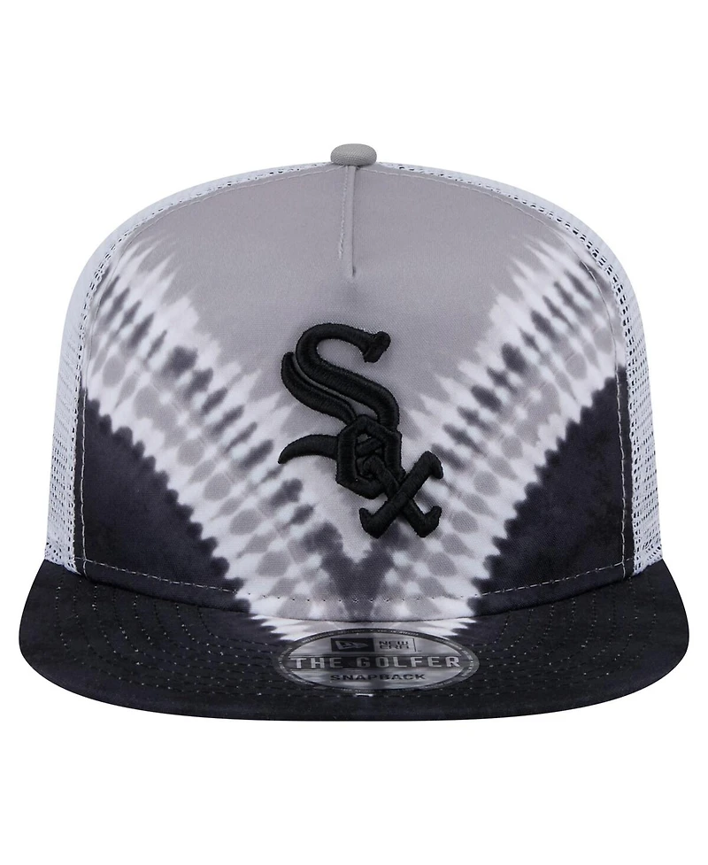 New Era Men's Chicago White Sox Tie-Dye Golfer Trucker Adjustable Hat