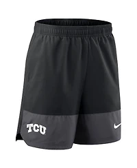 Nike Men's Black Tcu Horned Frogs 2025 Sideline Performance Shorts