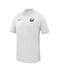 Nike Men's White Cal Bears 2025 Early Season Coaches Sideline Victory Stripe Performance Polo Shirt