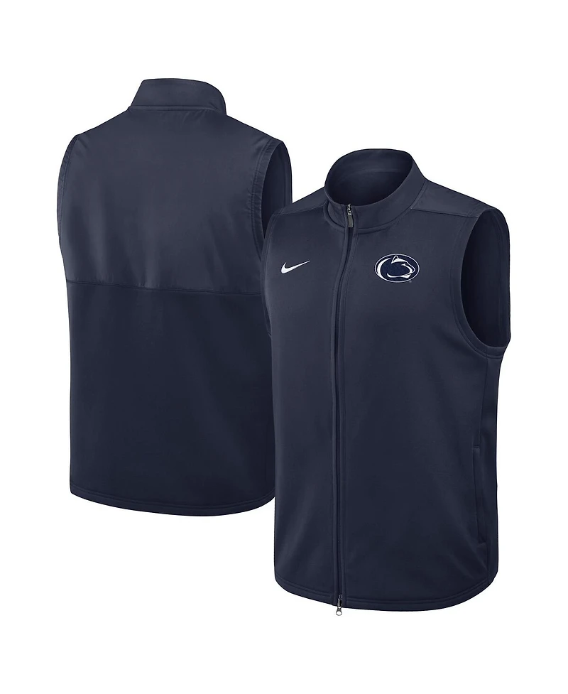 Nike Men's Navy Penn State Nittany Lions Primetime Victory Performance Full-Zip Vest