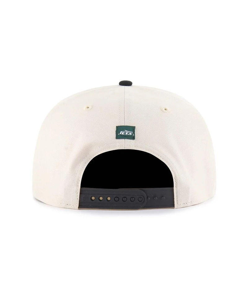 '47 Brand Men's Natural New York Jets Payson Captain Adjustable Hat