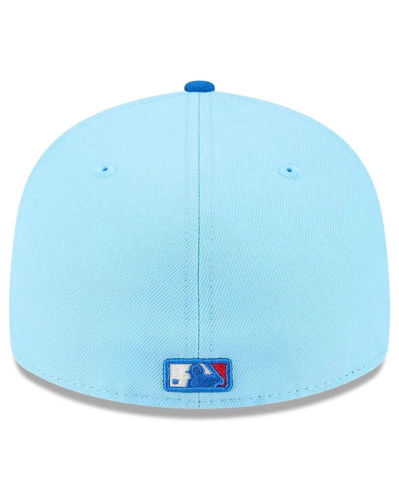 New Era Men's Light Blue/Blue Colorado Rockies 2025 Fourth of July Low Profile 59FIFTY Fitted Hat