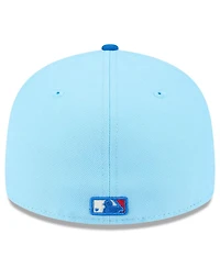 New Era Men's Light Blue/Blue Colorado Rockies 2025 Fourth of July Low Profile 59FIFTY Fitted Hat