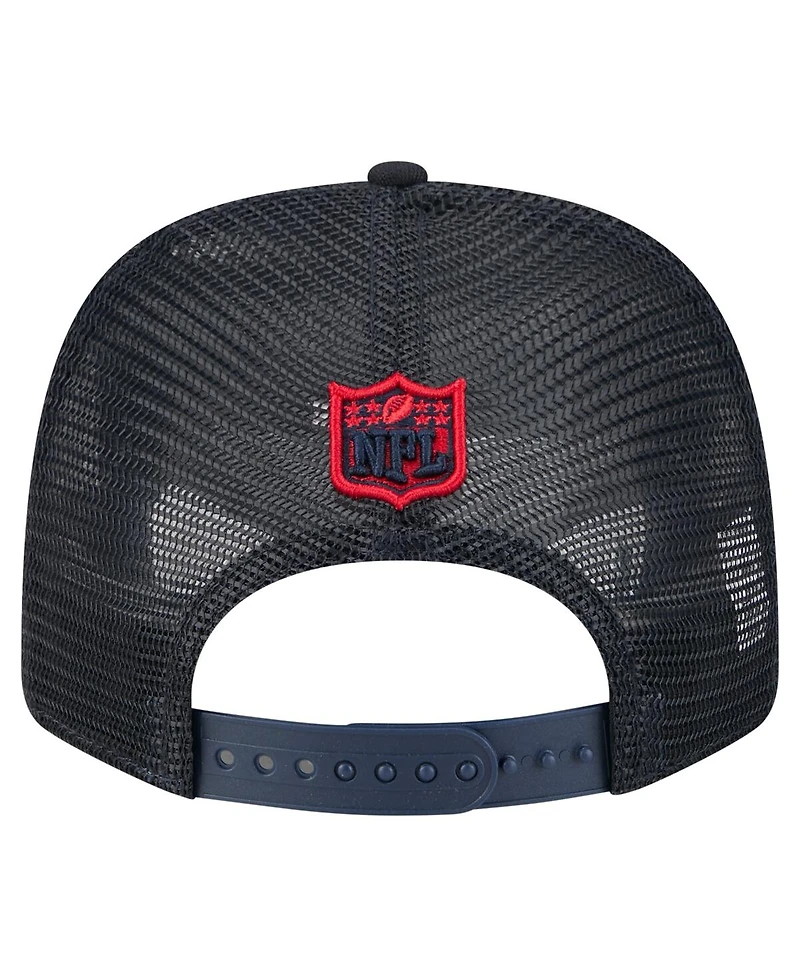 New Era Men's Navy Houston Texans Team Collection 9SEVENTY Stretch-Snap Adjustable Hat