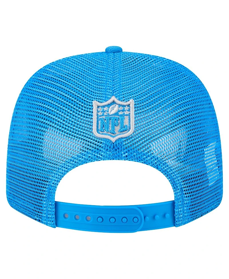 New Era Men's Blue Detroit Lions Team Collection 9SEVENTY Stretch-Snap Adjustable Hat