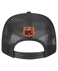 New Era Men's Black Cincinnati Bengals Team Collection 9SEVENTY Stretch-Snap Adjustable Hat