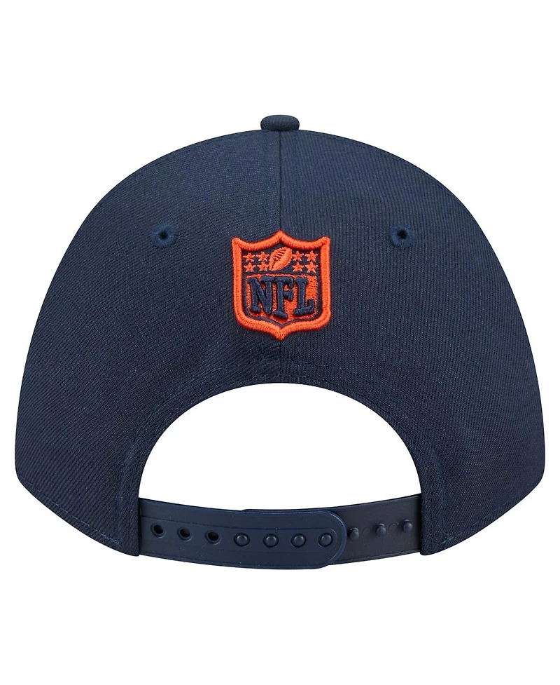New Era Men's Navy Chicago Bears Team Collection 9FORTY M-Crown Adjustable Hat
