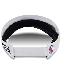 New Era Men's White/Navy Chicago Bears 2025 Nfl Training Camp Adjustable Visor Hat