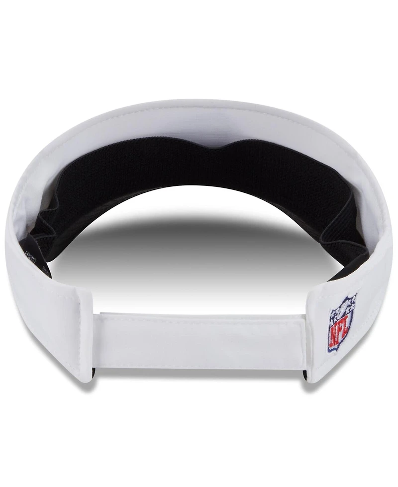 New Era Men's White/Black Baltimore Ravens 2025 Nfl Training Camp Adjustable Visor Hat