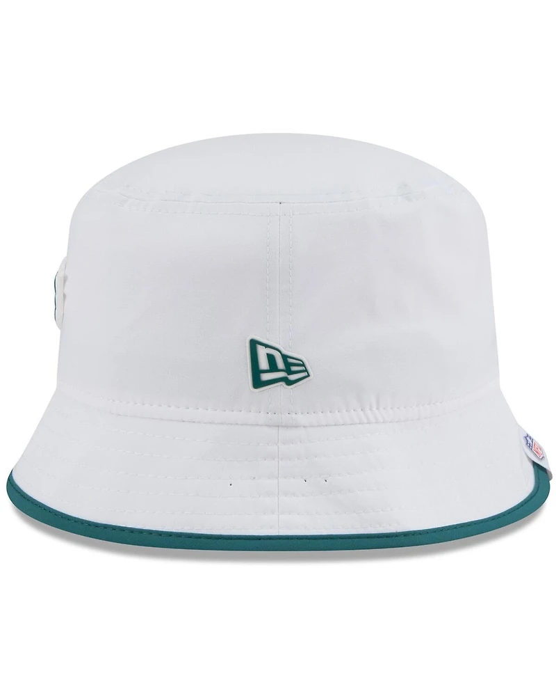 New Era Men's White Philadelphia Eagles 2025 Nfl Training Camp Stretch Bucket Hat