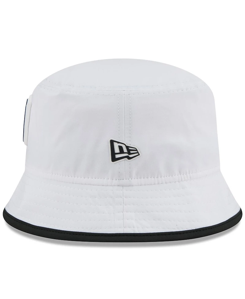 New Era Men's White Las Vegas Raiders 2025 Nfl Training Camp Stretch Bucket Hat