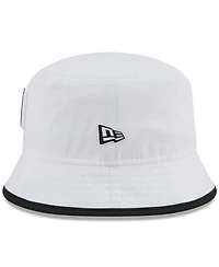 New Era Men's White Las Vegas Raiders 2025 Nfl Training Camp Stretch Bucket Hat