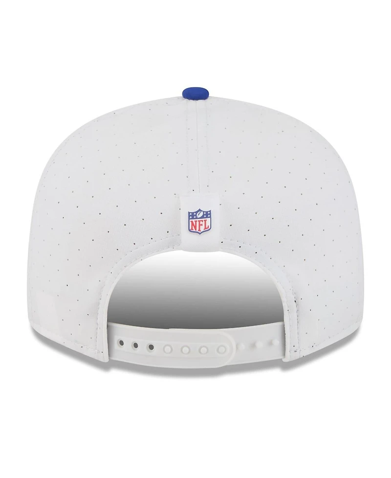 New Era Men's White/Royal Buffalo Bills 2025 Nfl Training Camp Split Panel 9FIFTY Snapback Hat