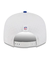 New Era Men's White/Royal Buffalo Bills 2025 Nfl Training Camp Split Panel 9FIFTY Snapback Hat