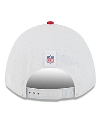 New Era Men's White/Red Tampa Bay Buccaneers 2025 Nfl Training Camp A-Frame 9FORTY Adjustable Hat