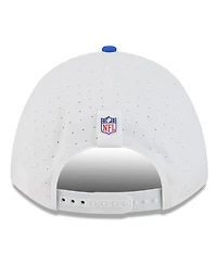 New Era Men's White/Royal Los Angeles Rams 2025 Nfl Training Camp A-Frame 9FORTY Adjustable Hat