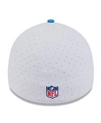New Era Men's White/Powder Blue Los Angeles Chargers 2025 Nfl Training Camp 39THIRTY Flex Hat