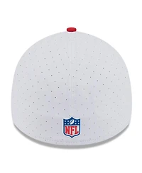 New Era Men's White/Red Kansas City Chiefs 2025 Nfl Training Camp 39THIRTY Flex Hat