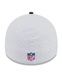 New Era Men's White/Navy Denver Broncos 2025 Nfl Training Camp 39THIRTY Flex Hat