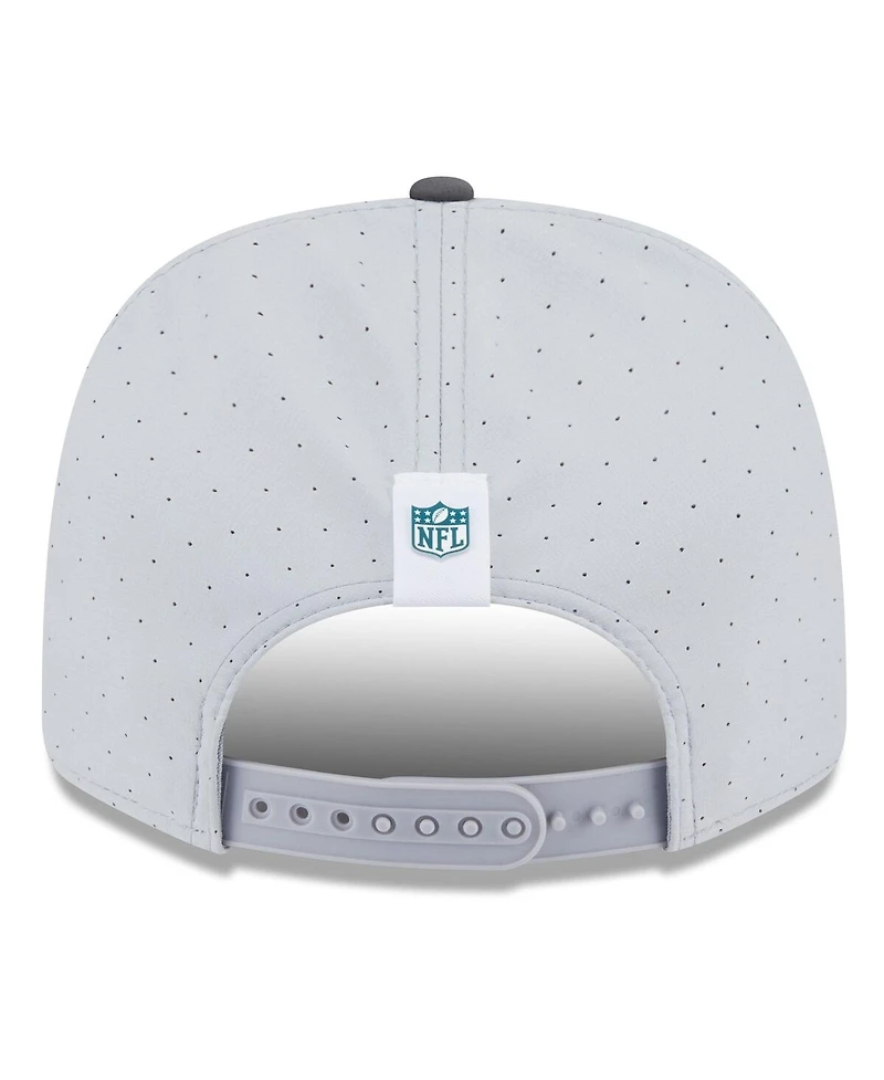 New Era Men's Gray/Graphite Philadelphia Eagles 2025 Nfl Training Camp 9SEVENTY Adjustable Hat