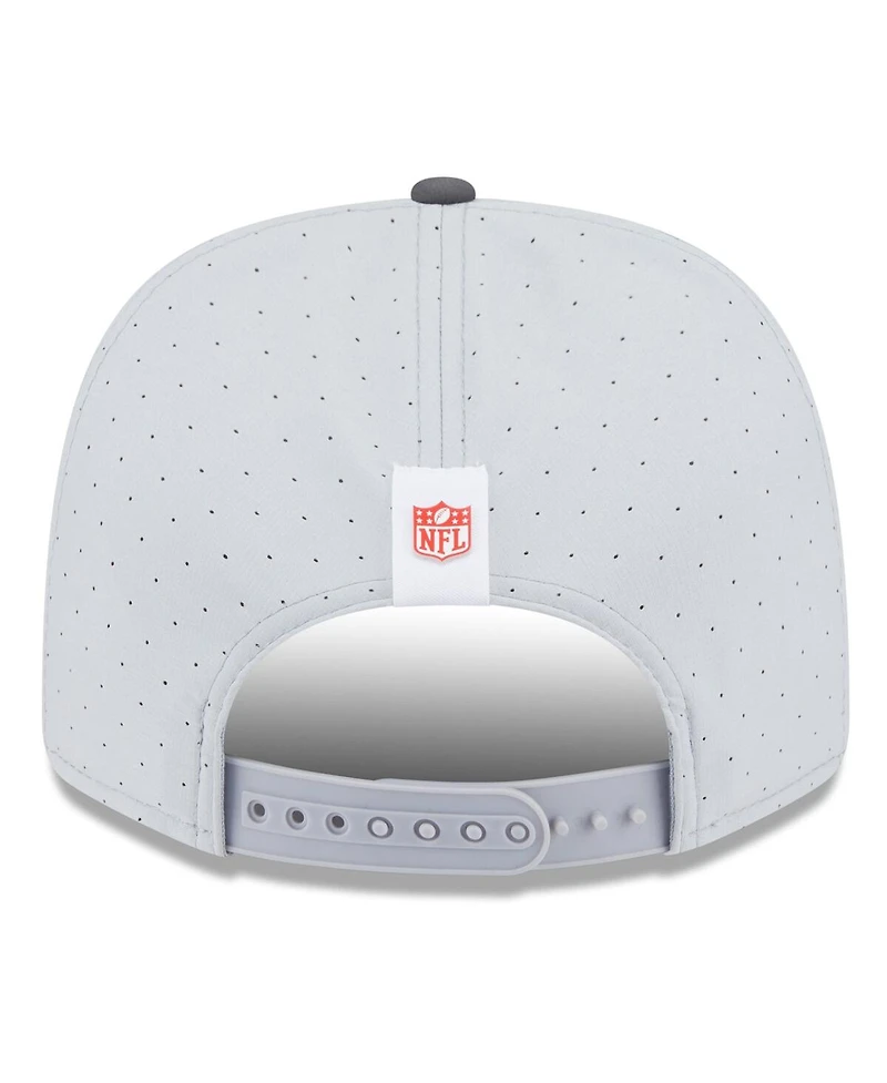 New Era Men's Gray/Graphite Kansas City Chiefs 2025 Nfl Training Camp 9SEVENTY Adjustable Hat