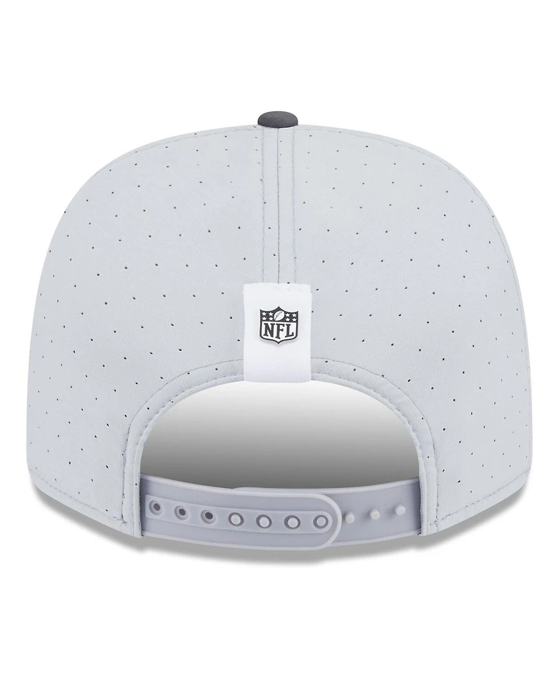 New Era Men's Gray/Graphite Baltimore Ravens 2025 Nfl Training Camp 9SEVENTY Adjustable Hat