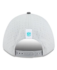 New Era Men's Gray/Graphite Miami Dolphins 2025 Nfl Training Camp A-Frame 9FORTY Adjustable Hat