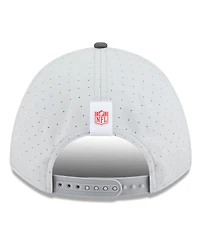 New Era Men's Gray/Graphite Kansas City Chiefs 2025 Nfl Training Camp A-Frame 9FORTY Adjustable Hat