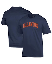 Champion Men's Navy Illinois Fighting Illini Basic Arch T-Shirt