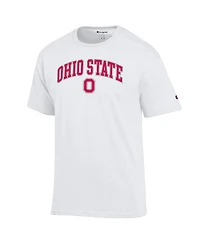 Champion Men's White Ohio State Buckeyes Arched Logo T-Shirt