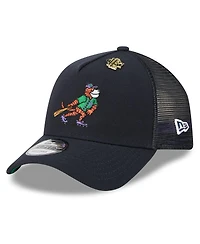 New Era Men's Navy Detroit Tigers 2025 Big League Chew A-Frame 9FORTY Adjustable Trucker Hat