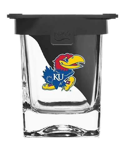 Indigo Falls Kansas Jayhawks 10oz. Ice Wedge Glass