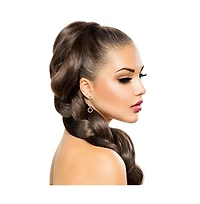 Suzy Levian Sterling Silver Cubic Zirconia Graduating Circle Drop Dangle Earrings