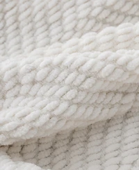 Battilo Herringbone Chenille Knit Throw, 50" x 60"