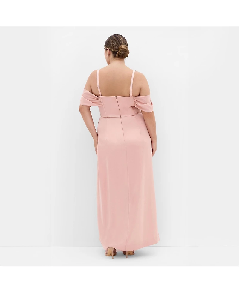 City Chic Women's Forbidden Love Maxi Dress