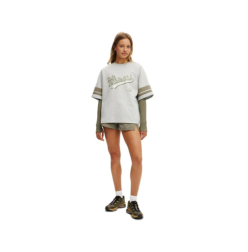 Cotton On Women's Active Ballpark Oversized Graphic Tshirt