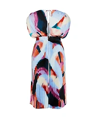 City Chic Women's Henley Print Midi Dress