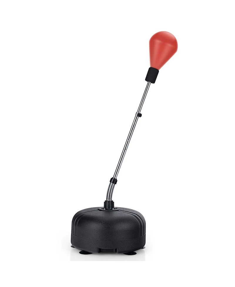 Adjustable Freestanding Punching Bag with Boxing Gloves